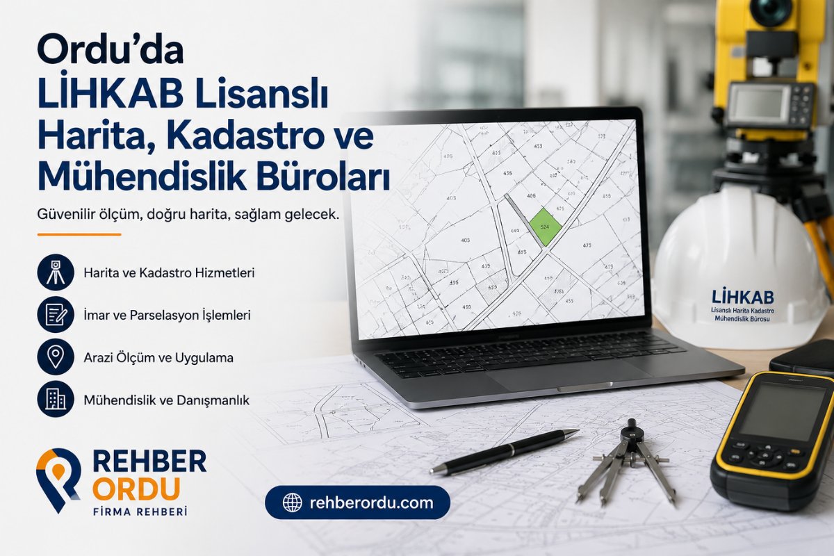 Ordu’da LİHKAB ve Harita Kadastro Hizmetlerine Ulaşmanın Önemi