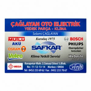 Çağlayan Oto Elektrik | Ordu Oto Klima | 0452 233 69 62
